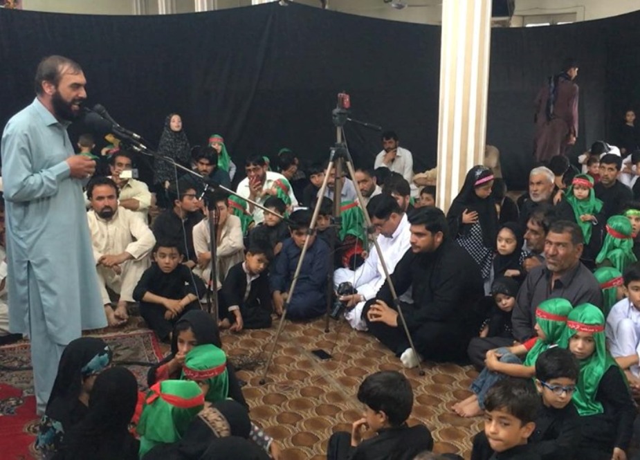 پاراچنار میں عالمی یوم علی اصغر (ع) کے موقع پر عزاداری کی خصوصی مجلس کا اہتمام
