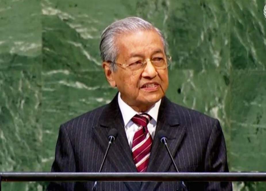 Mahathir dalam pidatonya di Sidang Umum PBB