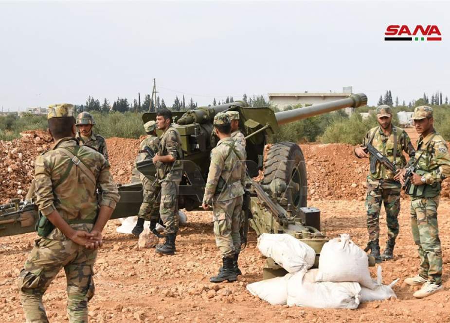 Tentara Suriah di Rais al-Ain (SANA)