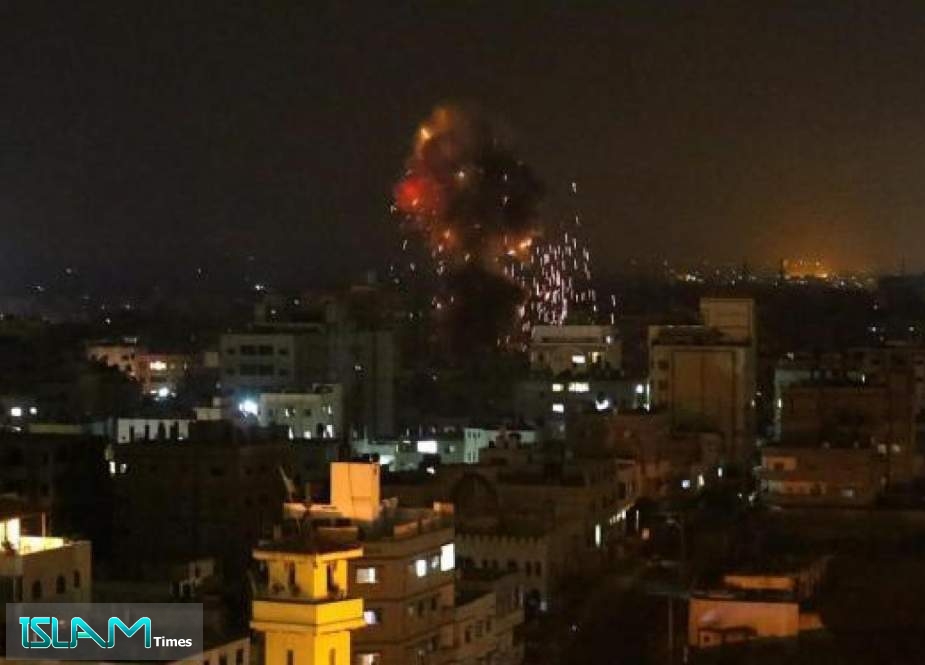 Zionist Warplanes Strike Various Resistance Targets in Gaza, ‘Iron Dome’ Fails to Intercept Palestinian Missiles