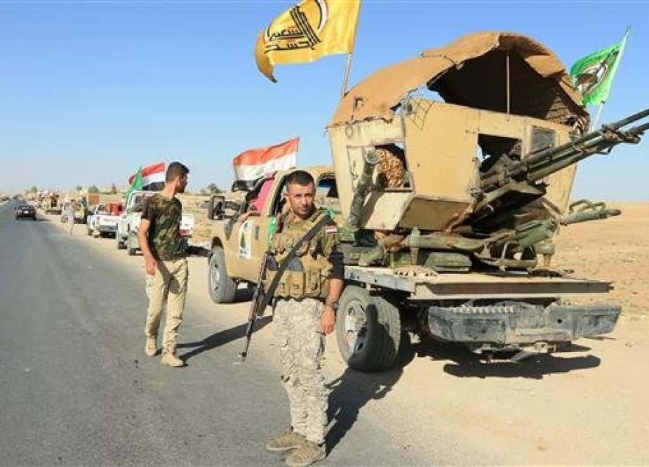 Fighters of the Iraqi pro-government Popular Mobilization Units,Hashd al-Sha