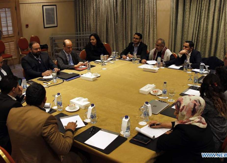 Delegates talks for the exchange of prisoners in Yemen in Amman, capital of Jordan.jpg