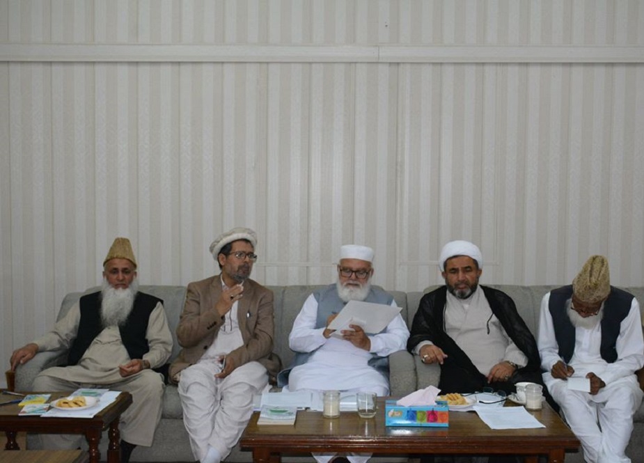 لاہور، ملی یکجہتی کونسل کی تحریک ریاست مدینہ ایکشن کمیٹی کے اجلاس کی تصاویر