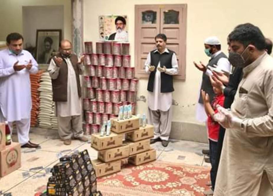 پشاور، الزہراء اکیڈمی کیجانب سے مستحق خاندانوں میں راشن تقسیم