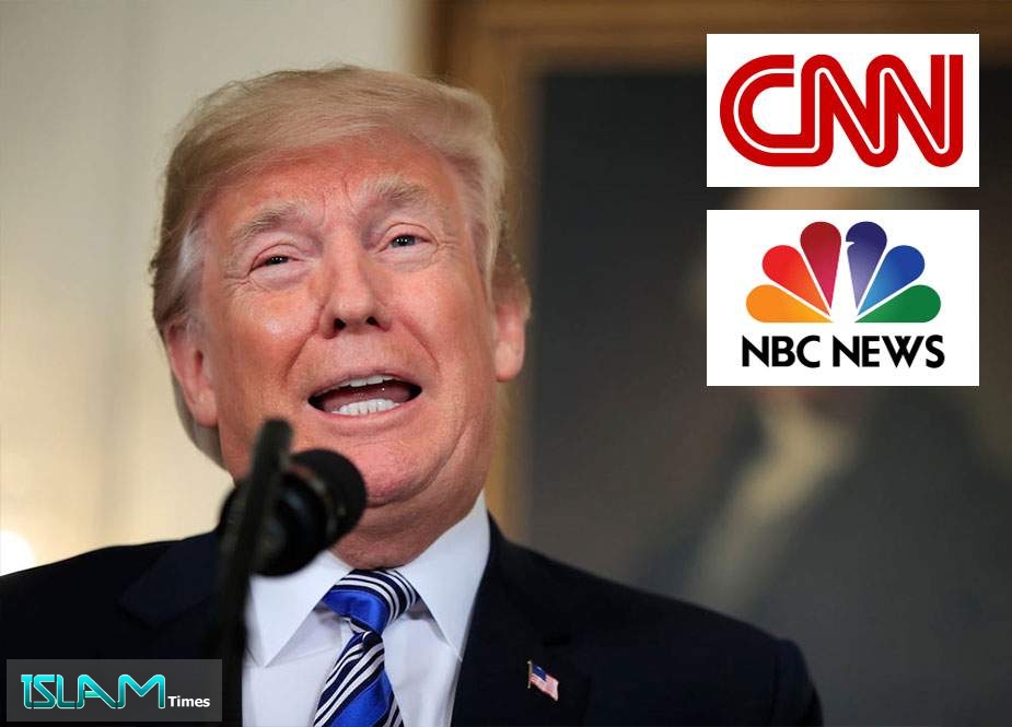 Tramp CNN və NBC kanallarını Çinin əlaltısı adlandırdı