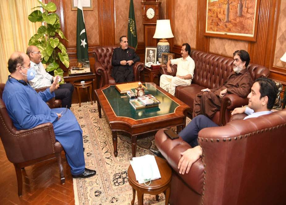 گورنر سندھ عمران اسماعیل سے اراکین قومی و صوبائی اسمبلی کے وفد کی ملاقات