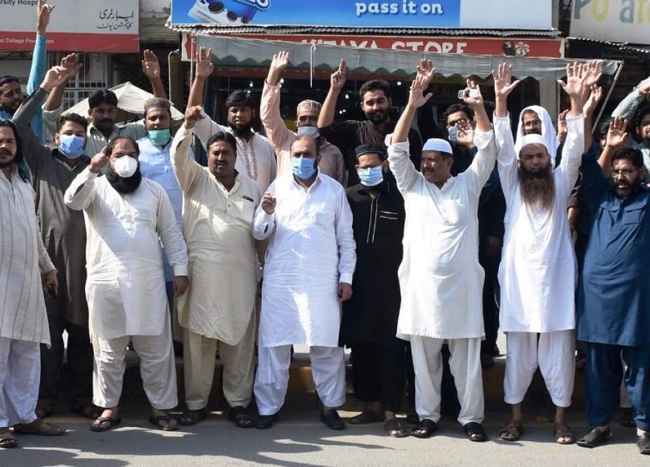 ملتان، شیعہ تاجر کے قتل کے خلاف احتجاجی مظاہرہ، قاتلوں کی گرفتاری کا مطالبہ 