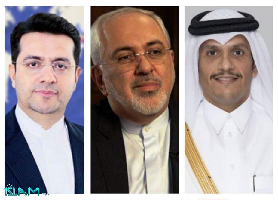 ایران و قطر کے وزرائے خارجہ کی ویڈیو لنک پر گفتگو