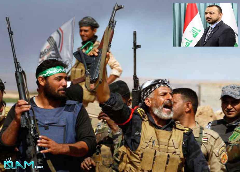 ملک دشمن قوتیں عراق میں "حشد الشعبی" کی موجودگی اور اسکی عظیم فتوحات پر چراغپا ہیں، محمد البلداوی