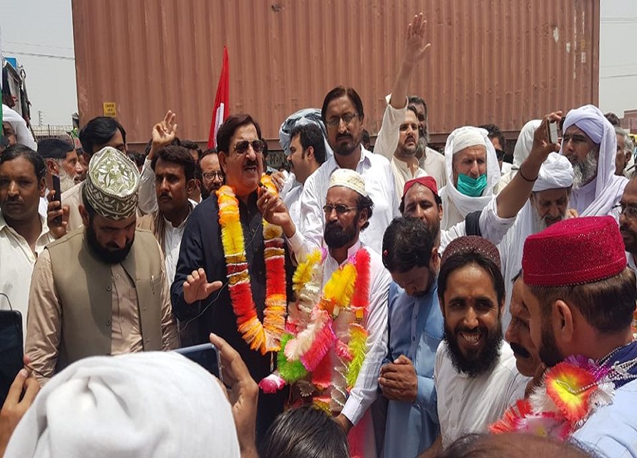 عوامی تحریک کے کارکنان کی میانوالی جیل سے رہائی اور استقبال کی تصاویر