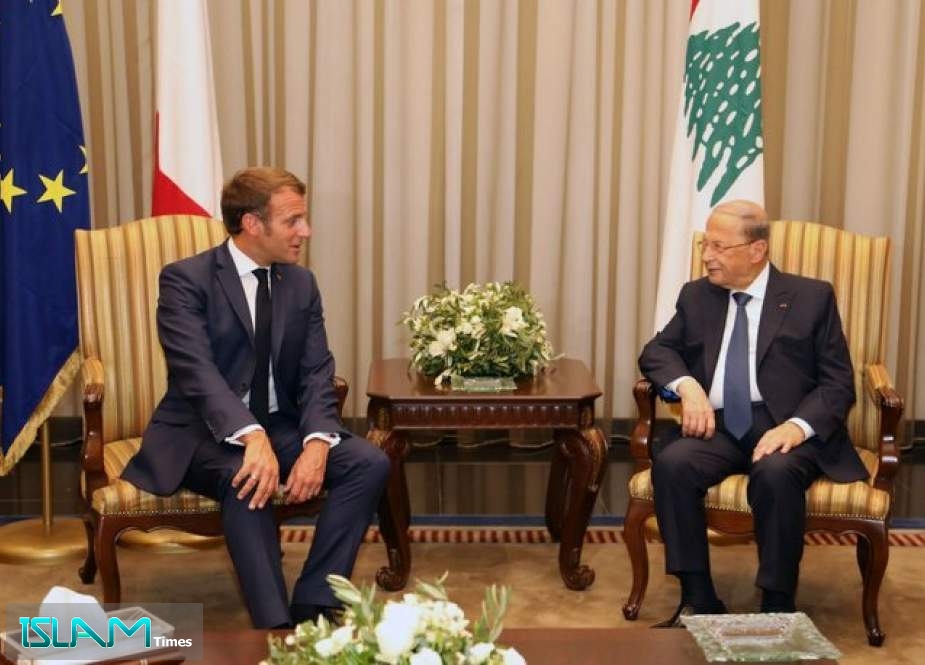 French President Emmanuel Macron Arrives in Beirut