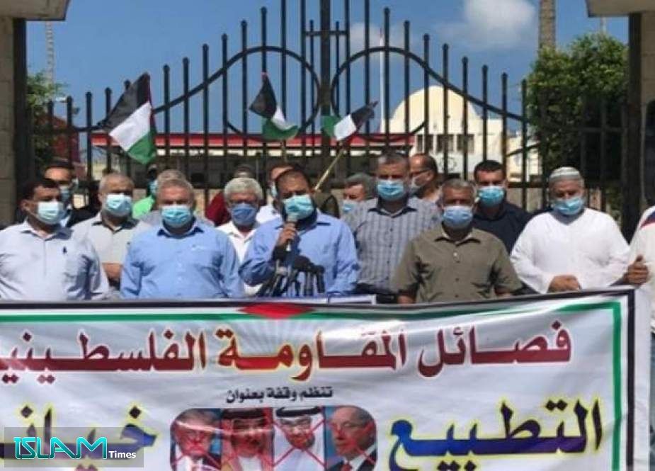 Palestinian Resistance Factions Sign Petition Criminalizing Normalization Ties with ‘Israel’