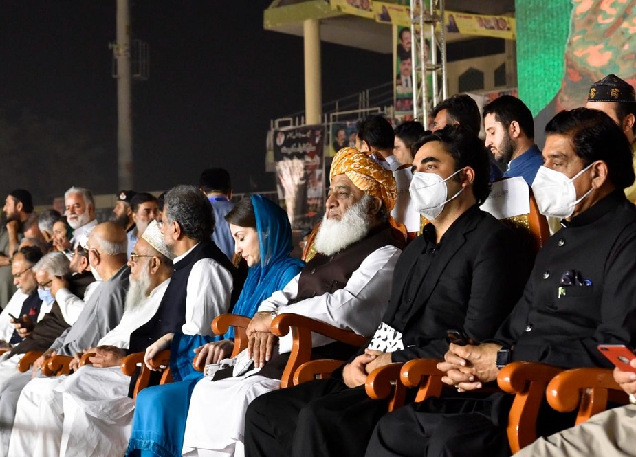 گوجرانوالا، پاکستان ڈیموکریٹک موومنٹ کے جلسہ عام کی تصاویر
