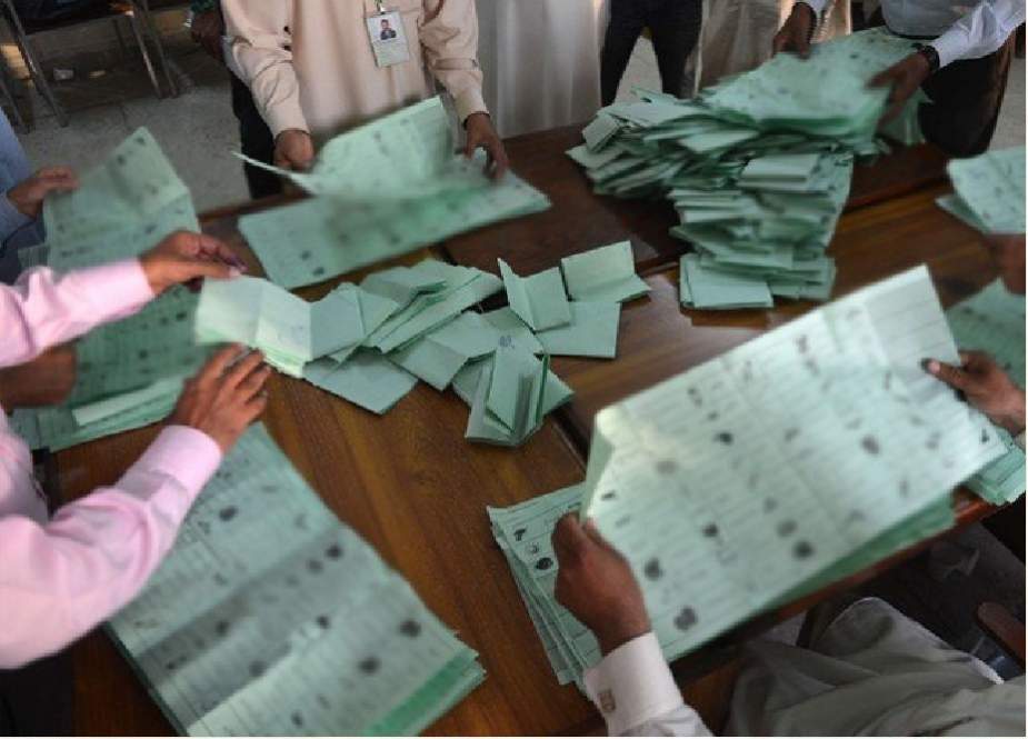 قومی و صوبائی اسمبلی کے چار حلقوں میں ووٹوں کی گنتی کا عمل جاری