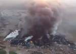 فيديو جديد للمحرقة الروسية لصهاريج النفط المهربة في شمال سوريا