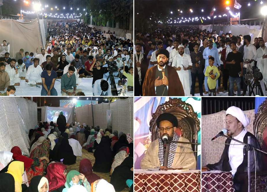 آئی ایس او کراچی کے تحت مرکزی شب دعا کا عظیم الشان اجتماع