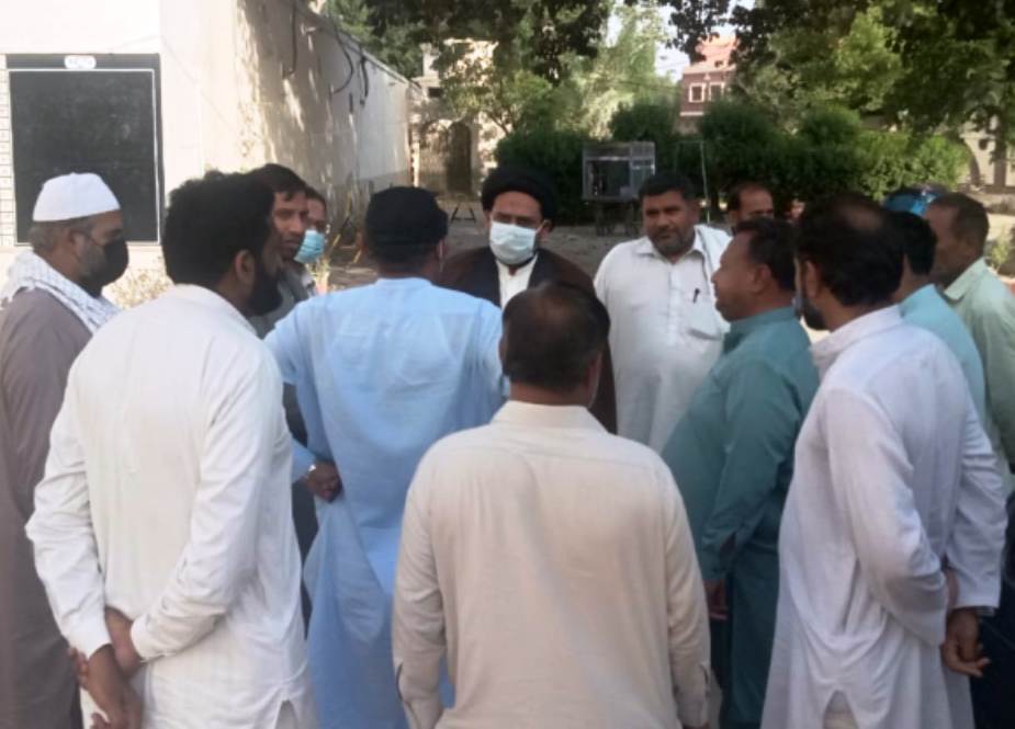 مجلس وحدت مسلمین جنوبی پنجاب کے سیکرٹری جنرل علامہ اقتدار نقوی لیاقت پور سے لاپتہ علی زیدی کے گھر پہنچ گئے