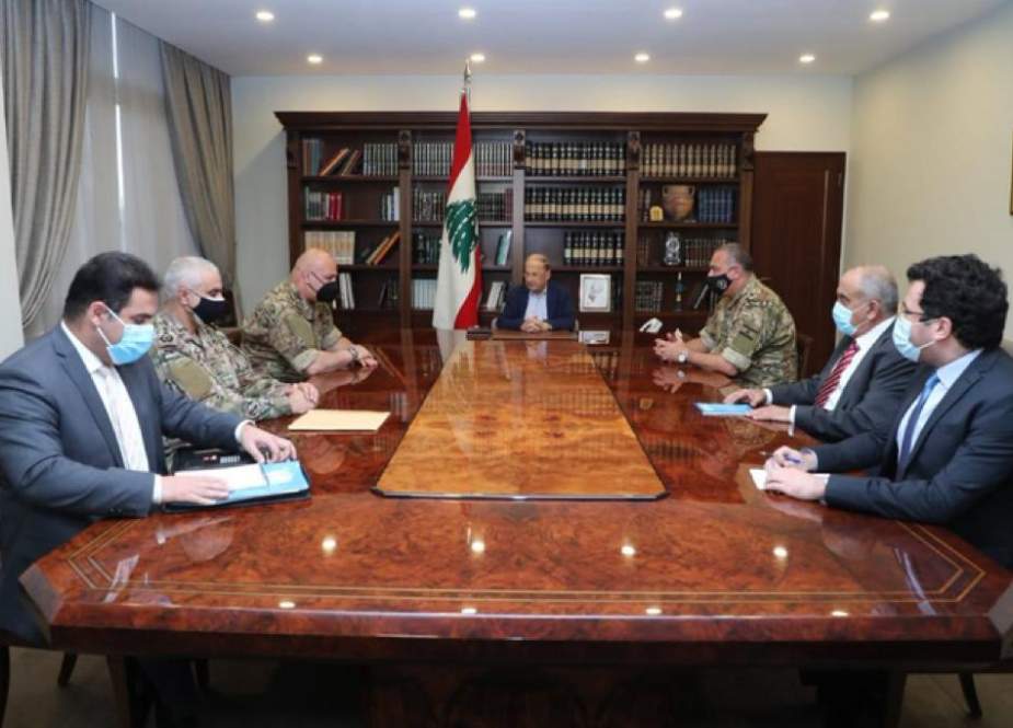 Lebanese delegation for indirect negotiations.jpeg