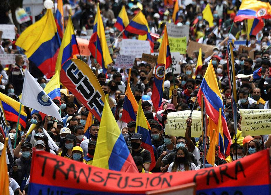 Kolumbiyada etiraz aksiyaları zamanı 548 nəfər itkin düşüb