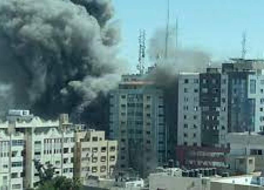 ‘‘حماس‘‘: استهداف الاحتلال لبرج ‘‘الجلاء‘‘ بغزة جريمة حرب