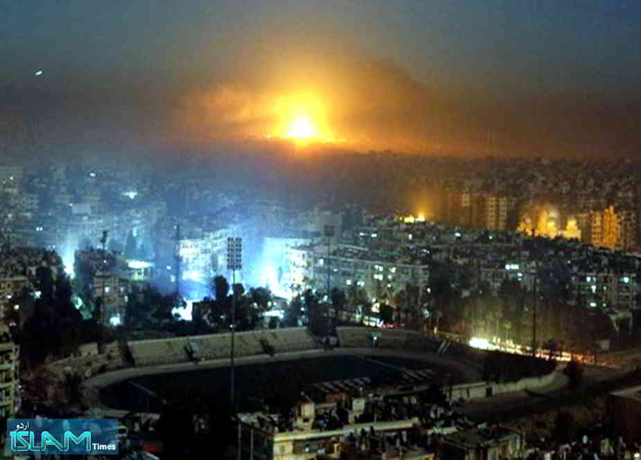 شام پر اسرائیل کا ہوائی حملہ