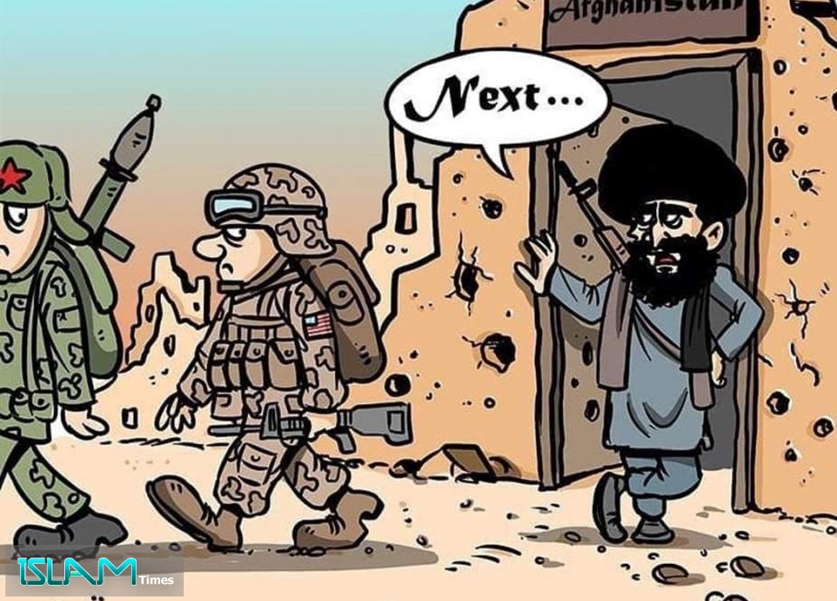 Story of Kabul Fall, US Humiliated in Cartoons - Islam Times