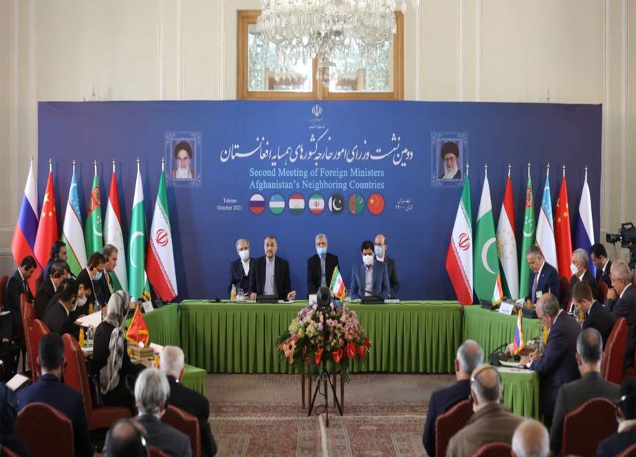 تہران میں افغانستان کے ہمسایہ ممالک کے وزرائے خارجہ کے اجلاس کا آغاز