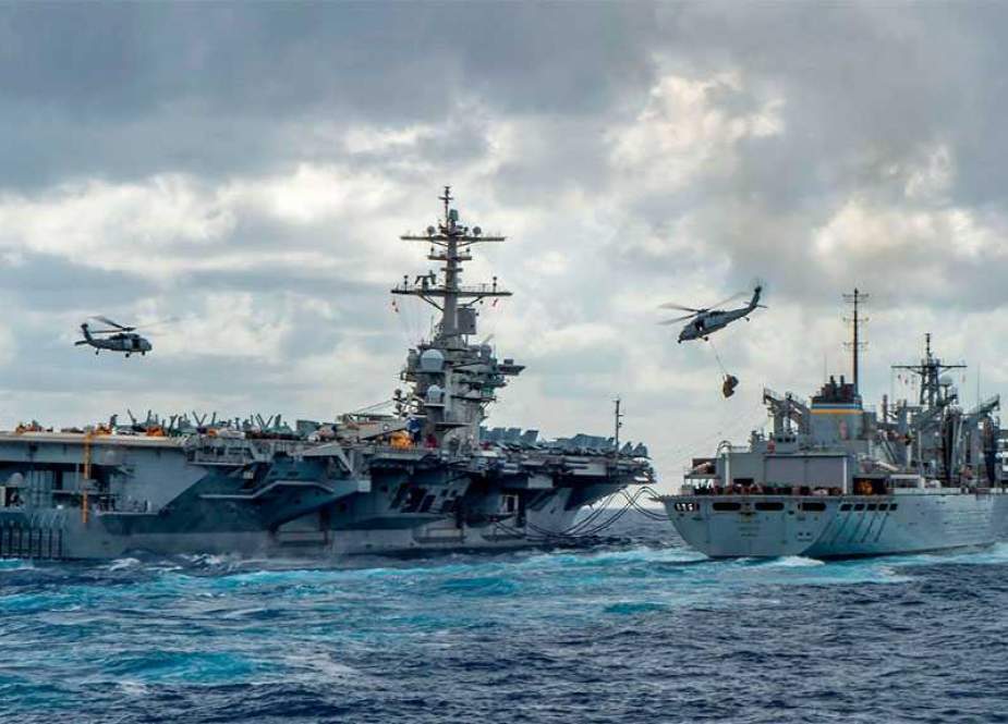 China Membuat Mockup Kapal Angkatan Laut AS di Area yang Digunakan Untuk Latihan Target Rudal