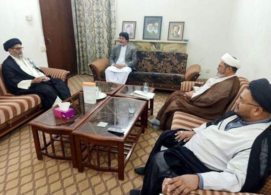 علامہ ساجد علی نقوی سے ایس یو سی کے مرکزی عہدیداران کی ملاقات