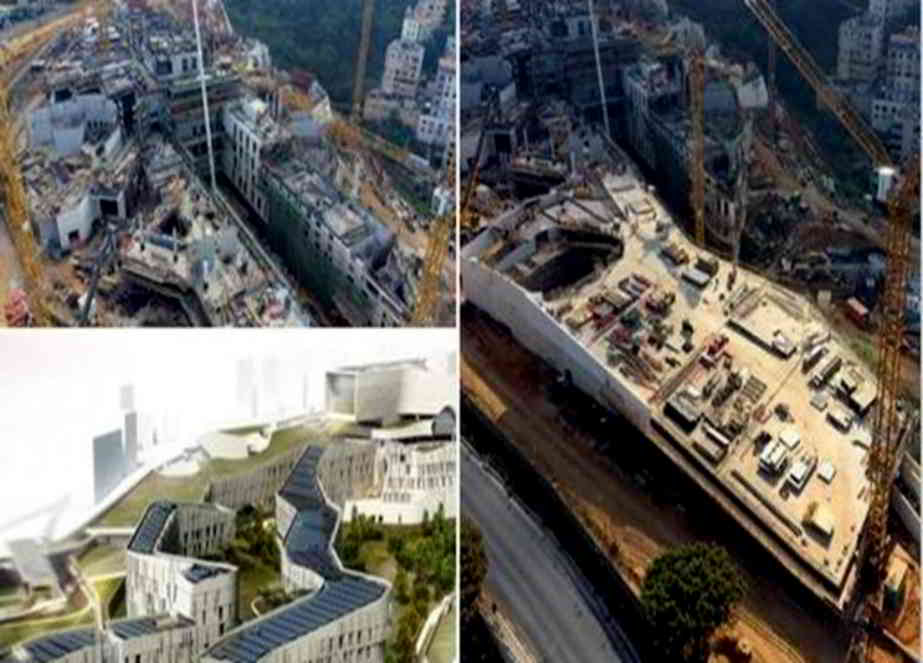فوجی اڈے و جدید جاسوسی مرکز کا حامل سب سے بڑا امریکی سفارتخانہ بیروت میں زیر تعمیر