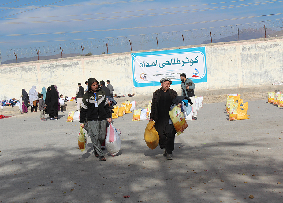 کوئٹہ، کوثر اسکاؤٹس اور اہلبیتؑ چیریٹی کیجانب سے افغان مہاجرین میں راشن، کپڑے تقسیم