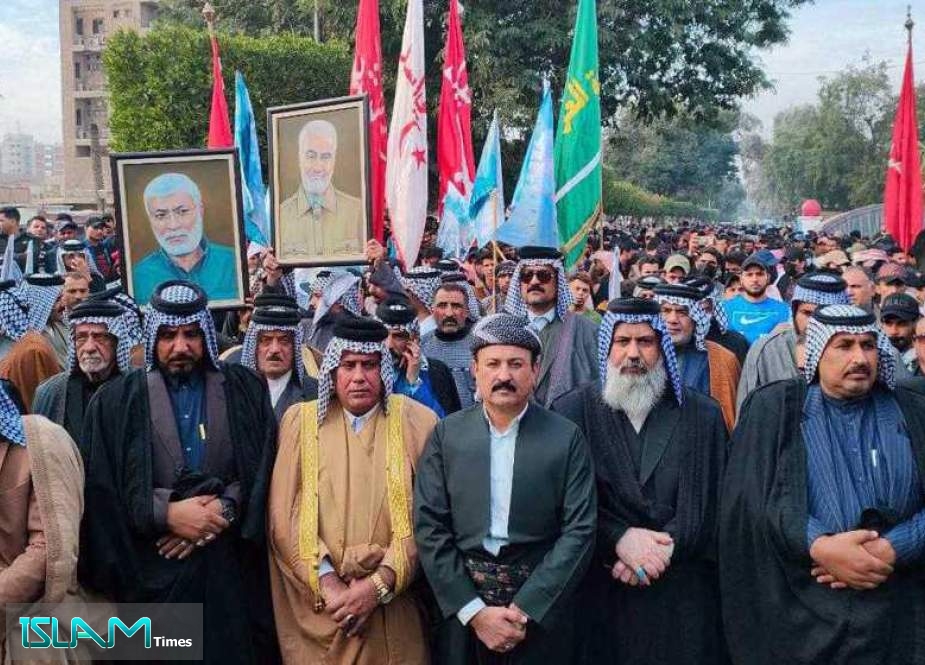Mass Rally in Baghdad to Pay Homage to Iran’s Soleimani, Iraq’s Muhandis