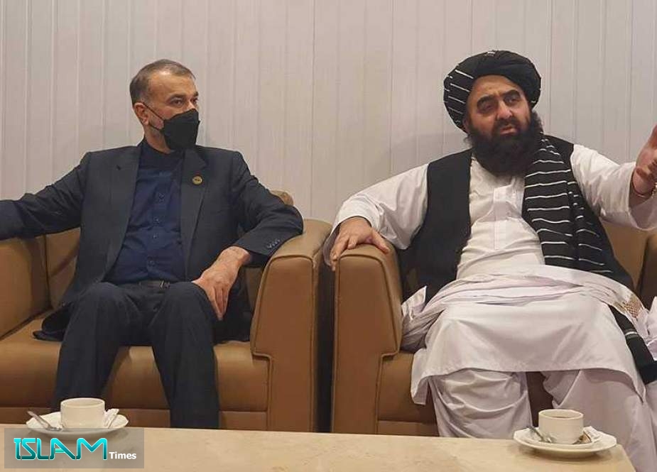 Amir Abdollahian Meets Taliban’s FM in Tehran