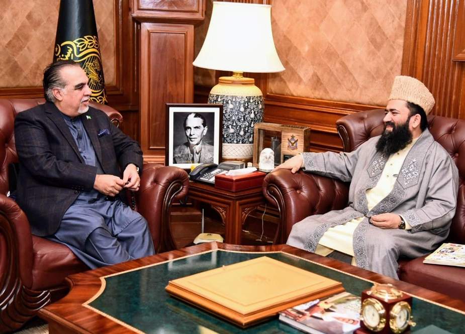 بین المذاہب ہم آہنگی وقت کی اہم ضرورت ہے، گورنر سندھ سے مولانا عبدالخبیر آزاد کی ملاقات