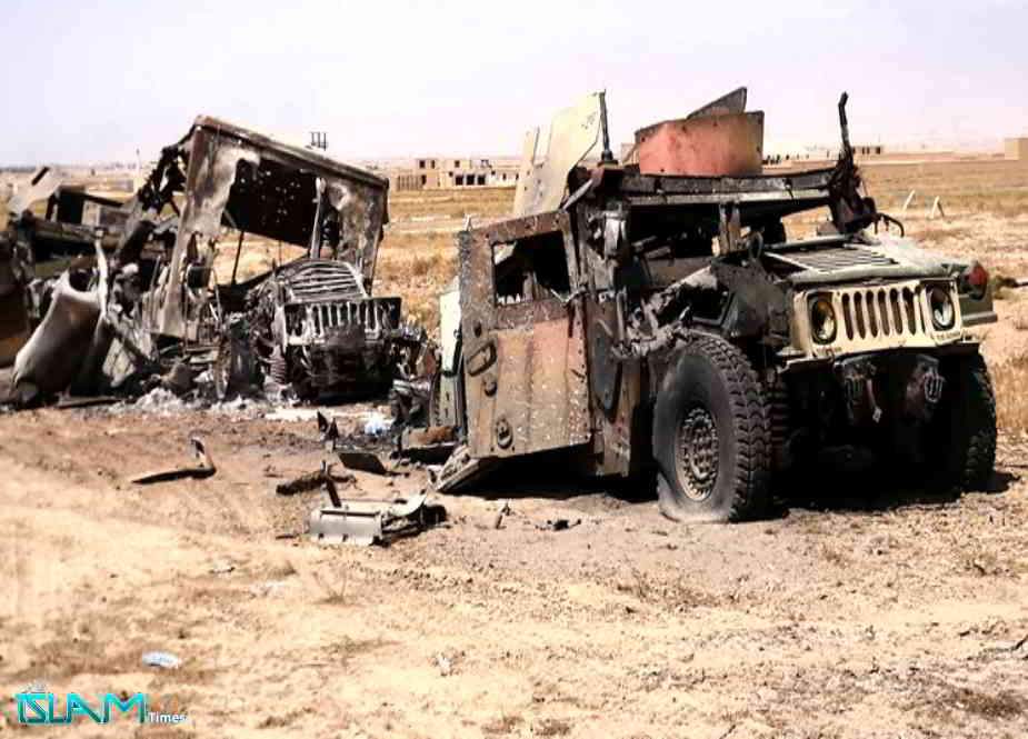 عراق، قابض امریکی فوج کا لاجسٹک قافلہ بم حملے میں تباہ