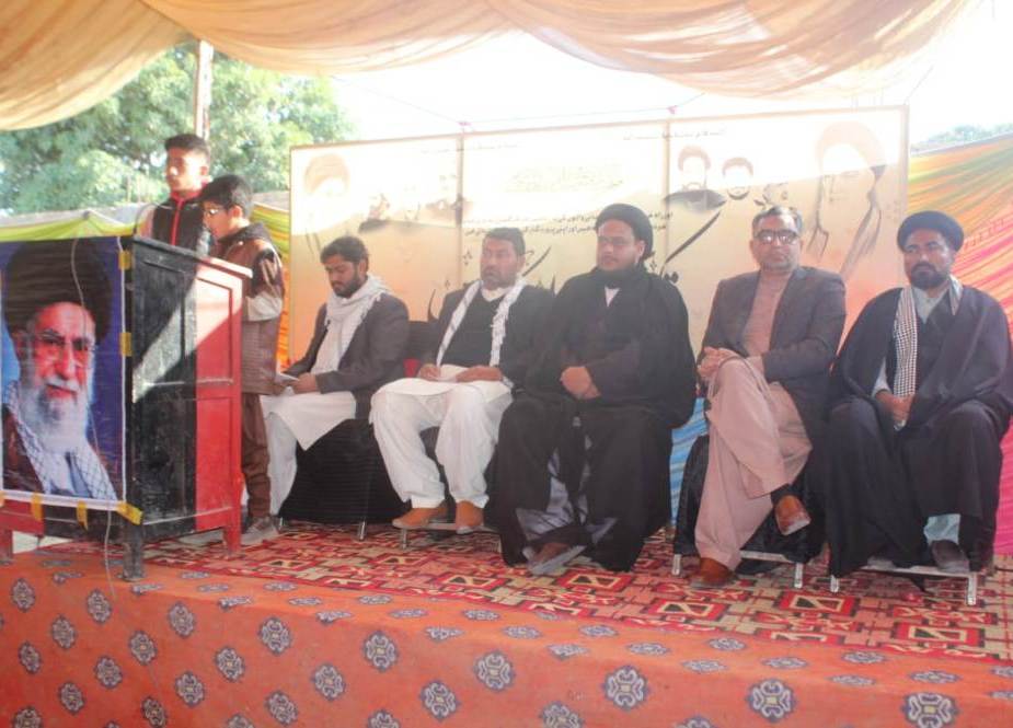 مجلس وحدت مسلمین ضلع علی پور کے زیراہتمام شہید قاسم سلیمانی اور اُن کے رفقاء کی دوسری برسی کی مجلس