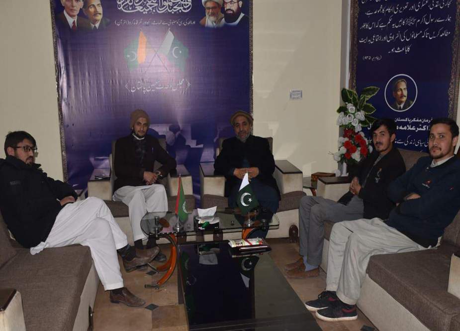 رکن جی بی کونسل شیخ احمد علی نوری سے انجمن طلاب بلتستانیہ کے وفد کی ملاقات