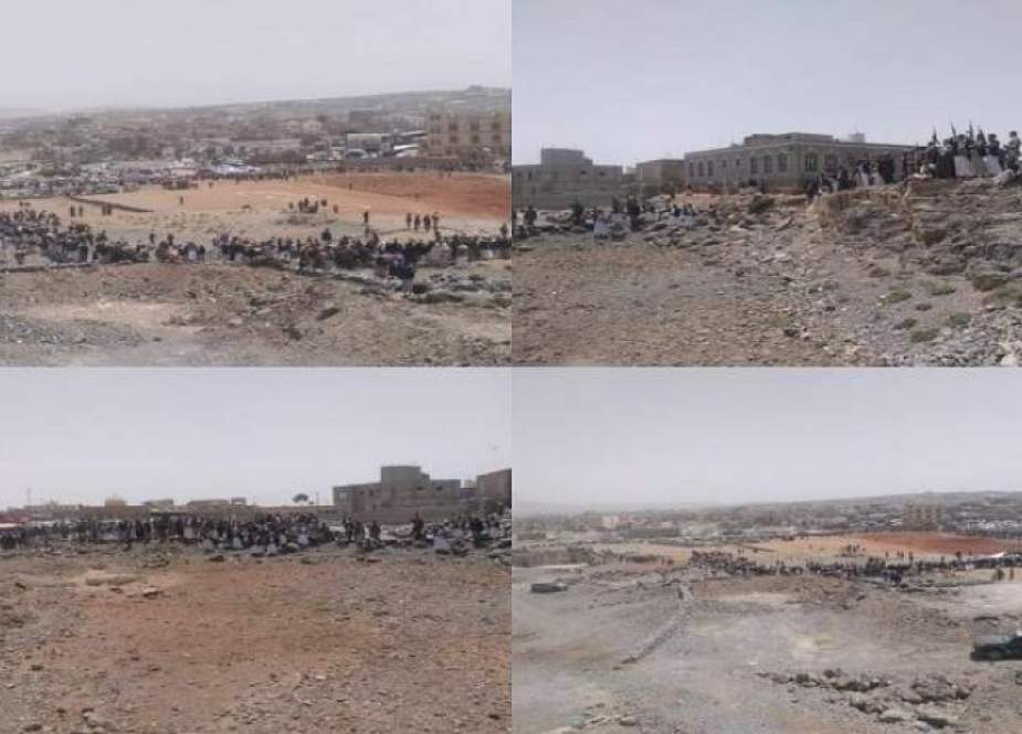 صنعاء.. وقفة مسلحة لقبائل همدان لتجديد الصمود ودعم إعصار اليمن