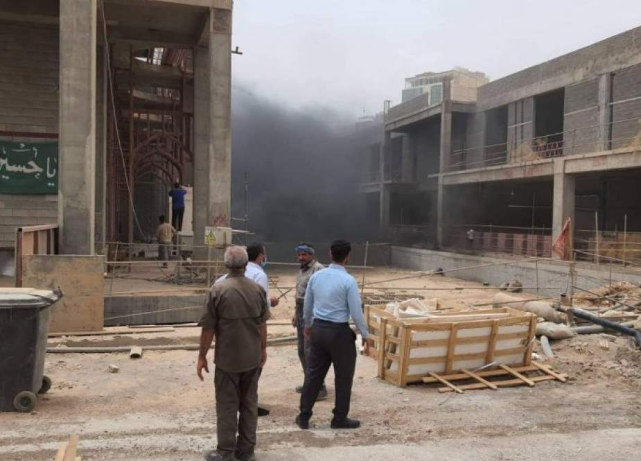 العتبة الحسينية تعلن السيطرة على حريق بصحن العقيلة زينب (ع)