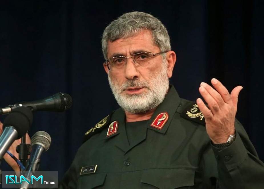 Gen.Qaani: Zionist Regime Not Dare to Fire Single Bullet at Hezbollah