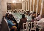 قم، علامہ شفقت شیرازی کیطرف سے علامہ ناصر عباس جعفری کے اعزاز میں عشائیہ
