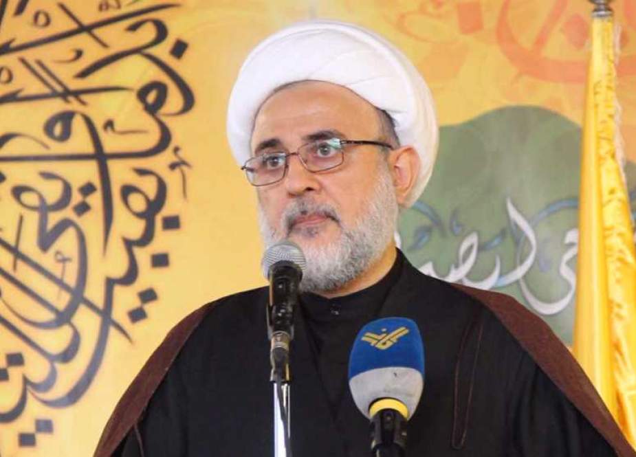 Sheikh Nabil Qaouk, a member and deputy head of the executive council of Lebanon’s Hezbollah resistance movement