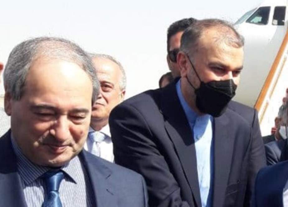 ایرانی وزیر خارجہ امیر عبد اللہیان دمشق پہنچ گئے