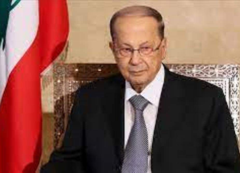 لبنان کے صدر سے فلسطینی وفد کی ملاقات