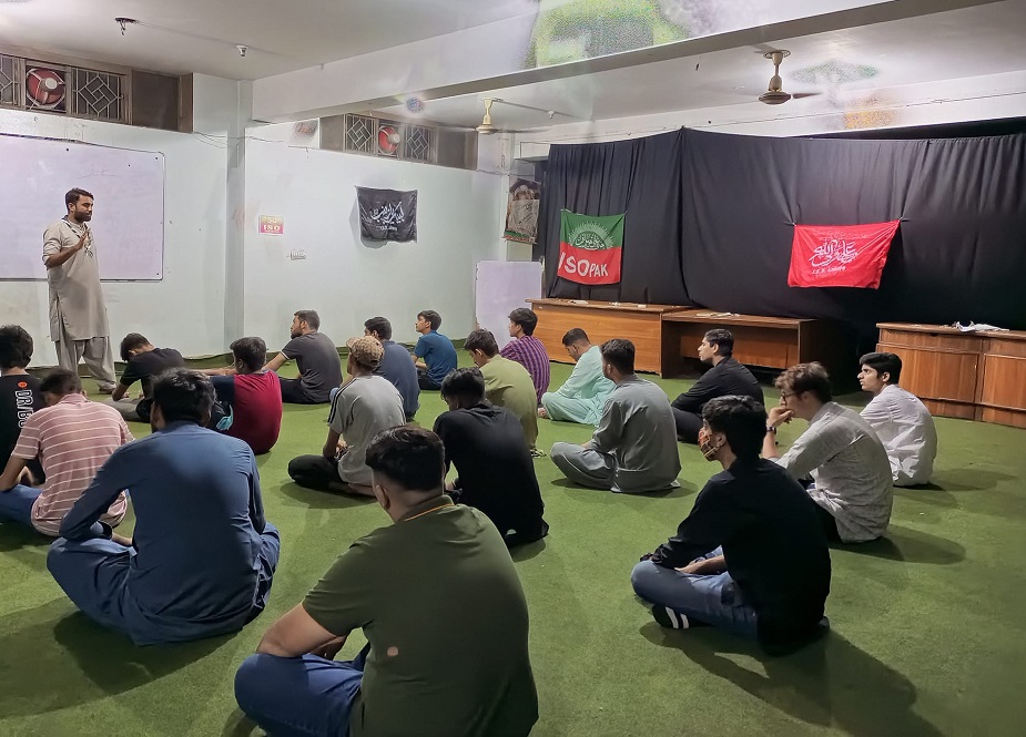 لاہور، آئی ایس او کے زیراہتمام امامیہ اسکاوٹس کے لیے تربیتی سیشنز کی تصاویر