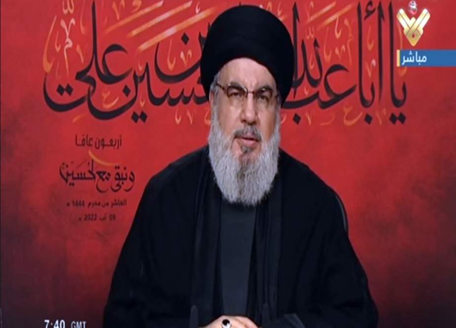 ایران امام خامنہ ای کی قیادت میں طاقتور اسلام کا ہراول دستہ باقی رہے گا، سید حسن نصراللہ