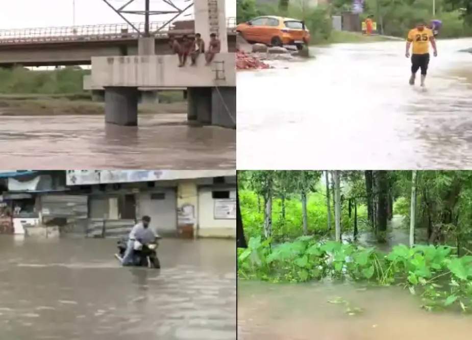 بھارت کے کئی حصوں میں موسلادھار بارش اور سیلاب