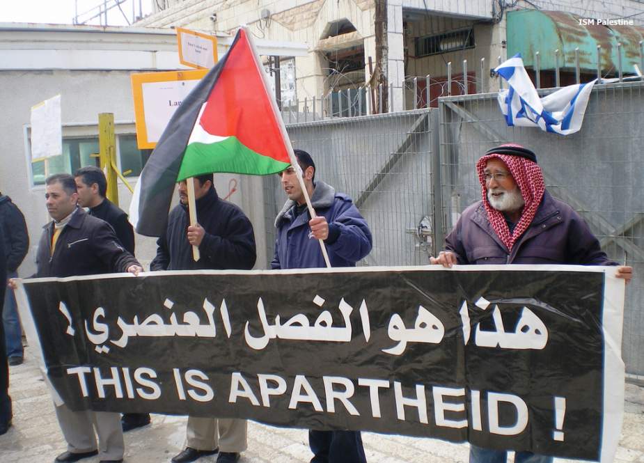 الاحتلال الاسرائيلي نظام عنصري يخنق الفلسطينين