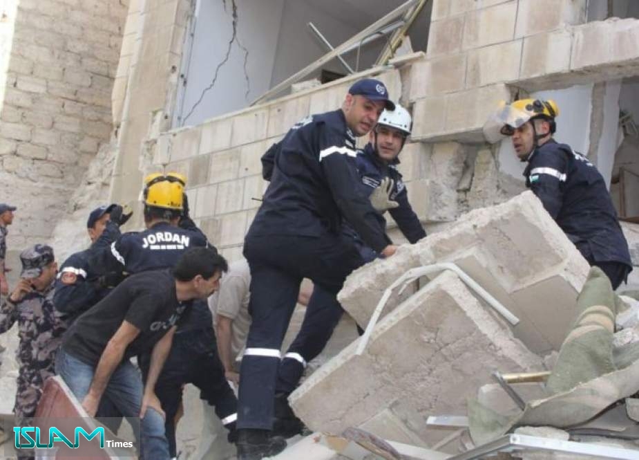 ارتفاع حصيلة ضحايا انهيار مبنى في الأردن إلى 14 قتيلاً