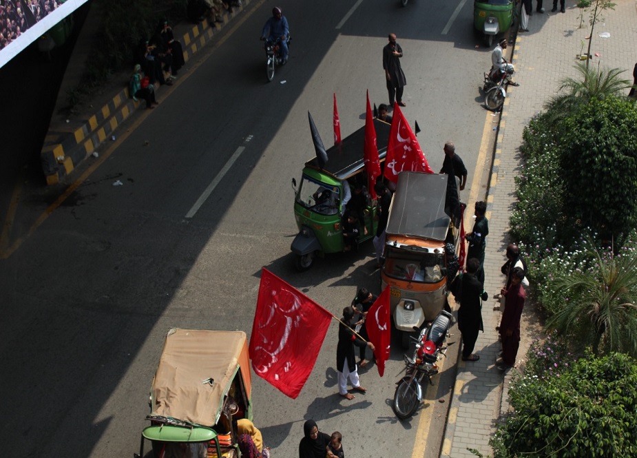 لاہور میں اربعین شہدائے کربلا کی مناسبت سے واک